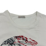 モンクレール MONCLER MAGLIA Tシャツ ホワイト コットン レディース 半袖Ｔシャツ