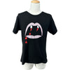 サンローラン SAINT LAURENT ブラッドスタープリントTシャツ 351662 ブラック コットン メンズ 半袖Ｔシャツ