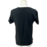 サンローラン SAINT LAURENT ブラッドスタープリントTシャツ 351662 ブラック コットン メンズ 半袖Ｔシャツ