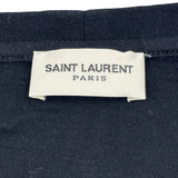 サンローラン SAINT LAURENT ブラッドスタープリントTシャツ 351662 ブラック コットン メンズ 半袖Ｔシャツ