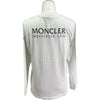モンクレール MONCLER ロゴプリント長袖カットソー アイボリー コットン メンズ 半袖Ｔシャツ