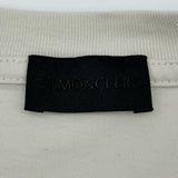 モンクレール MONCLER ロゴプリント長袖カットソー アイボリー コットン メンズ 半袖Ｔシャツ
