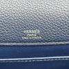 エルメス HERMES サックアデベッシュ21 B刻 ブルーサフィール SV金具 トゴ レディース ショルダーバッグ