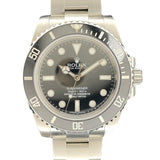 ロレックス ROLEX サブマリーナ・ノンデイト 114060 ブラック SS メンズ 腕時計