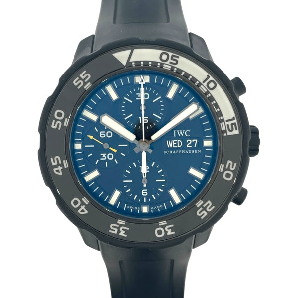 インターナショナルウォッチカンパニー IWC アクアタイマー クロノグラス ガラパゴスアイランド IW376705 ブラック SS/マットブラックラバー加工 メンズ 腕時計