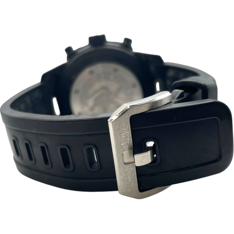 インターナショナルウォッチカンパニー IWC アクアタイマー クロノグラス ガラパゴスアイランド IW376705 ブラック SS/マットブラックラバー加工 メンズ 腕時計