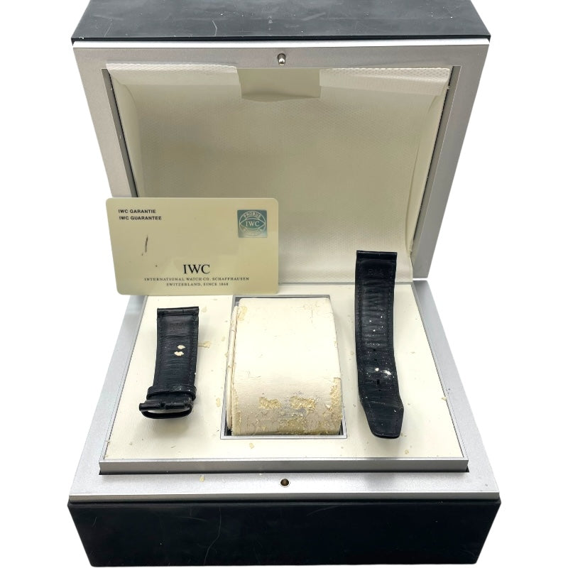 インターナショナルウォッチカンパニー IWC ポルトギーゼ クロノグラフ オートマティック IW371438 ブラック SS メンズ 腕時計