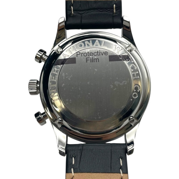 インターナショナルウォッチカンパニー IWC ポルトギーゼ クロノグラフ オートマティック IW371438 ブラック SS メンズ 腕時計