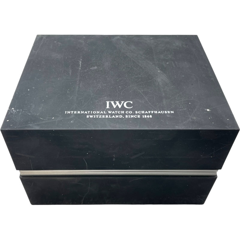 インターナショナルウォッチカンパニー IWC ポルトギーゼ クロノグラフ オートマティック IW371438 ブラック SS メンズ 腕時計