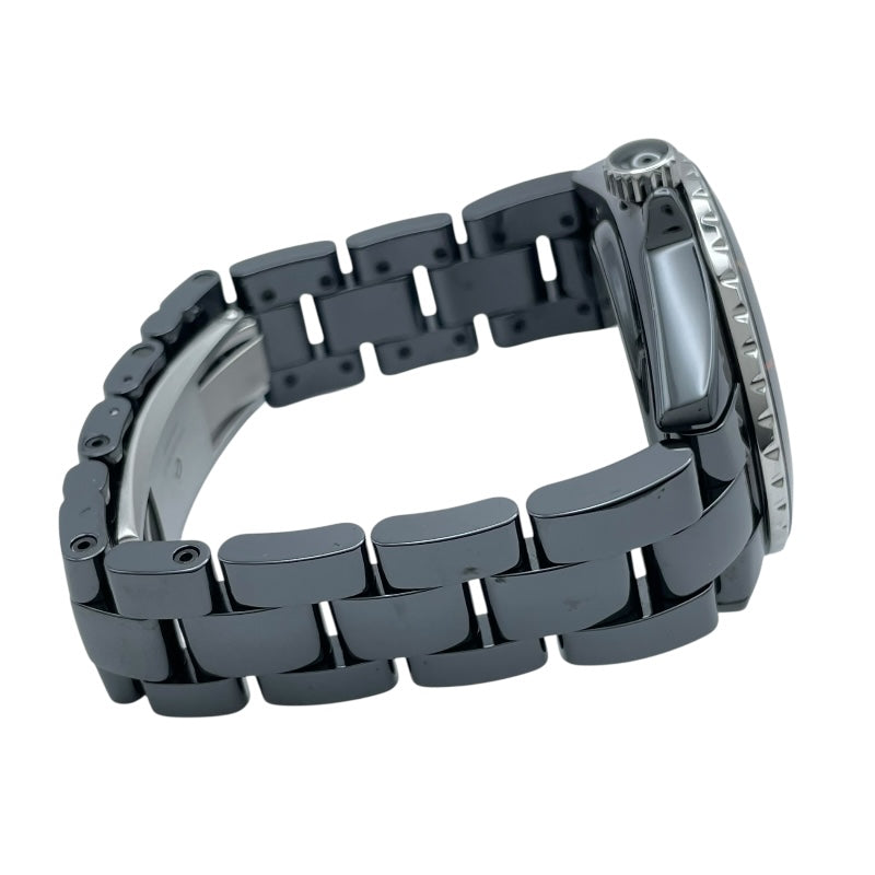 シャネル CHANEL J12 エレクトロキャリバー12.1 38ｍｍ H7122 ブラック セラミック メンズ 腕時計