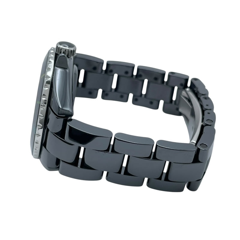 シャネル CHANEL J12 エレクトロキャリバー12.1 38ｍｍ H7122 ブラック セラミック メンズ 腕時計