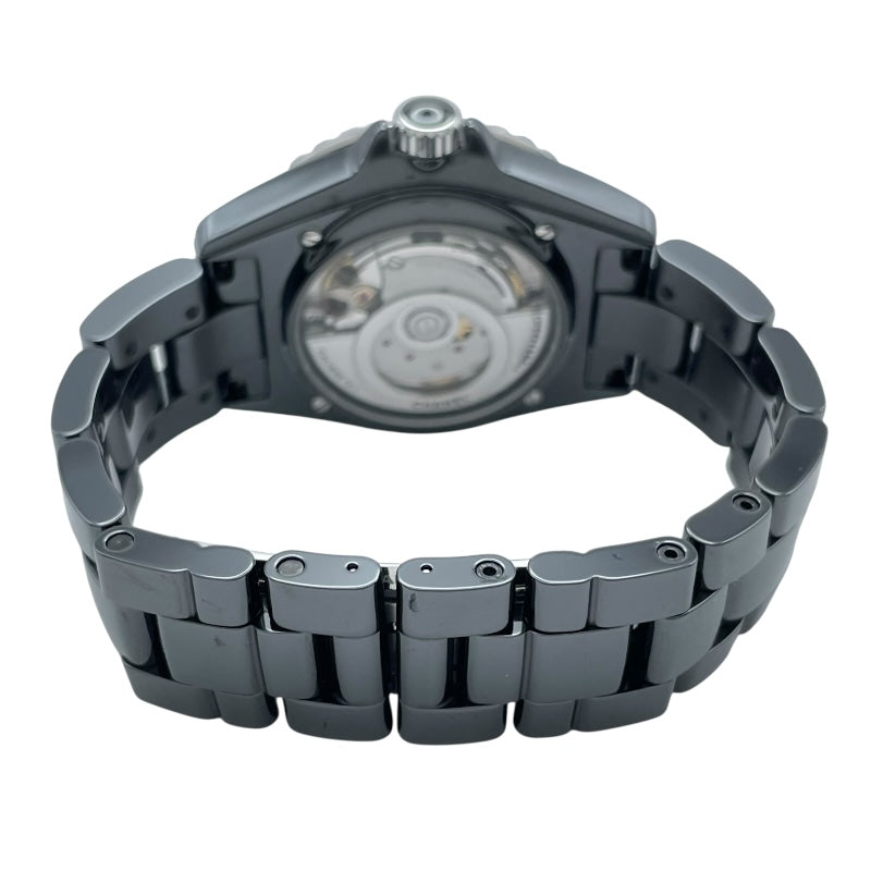 シャネル CHANEL J12 エレクトロキャリバー12.1 38ｍｍ H7122 ブラック セラミック メンズ 腕時計