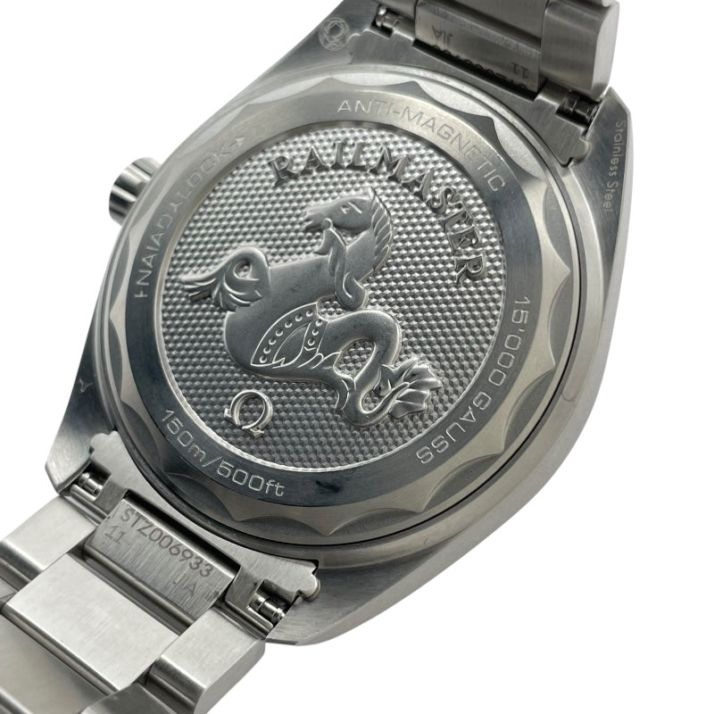 オメガ OMEGA シーマスター レイルマスター コーアクシャル マスタークロノメーター 220.10.40.20.01.001 ブラック SS メンズ 腕時計