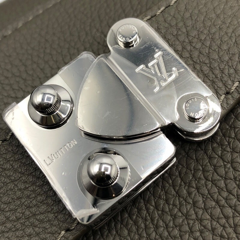 ルイ・ヴィトン LOUIS VUITTON ジョルジュトートMM M23154 カーキ カーフレザー メンズ ショルダーバッグ