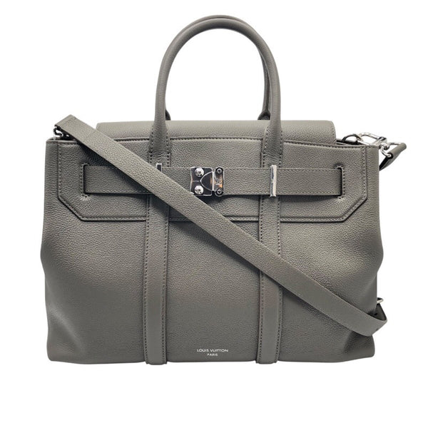 ルイ・ヴィトン LOUIS VUITTON ジョルジュトートMM M23154 カーキ カーフレザー メンズ ショルダーバッグ