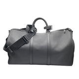 ルイ・ヴィトン LOUIS VUITTON キーポル･バンドリエール 50 M21420 ノワール アエログラム･レザー メンズ ボストンバッグ