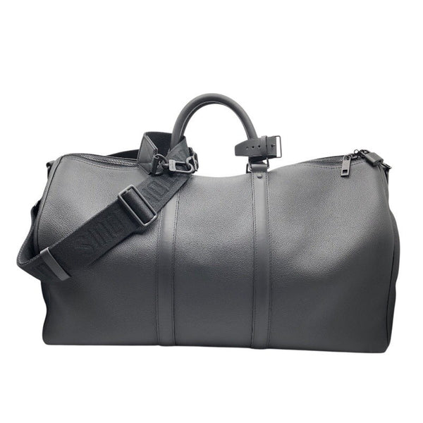 ルイ・ヴィトン LOUIS VUITTON キーポル･バンドリエール 50 M21420 ノワール アエログラム･レザー メンズ ボストンバッグ