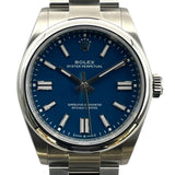 ロレックス ROLEX オイスター パーペチュアル41 メッドブルー 134300 メッドブルー SS 自動巻き メンズ 腕時計