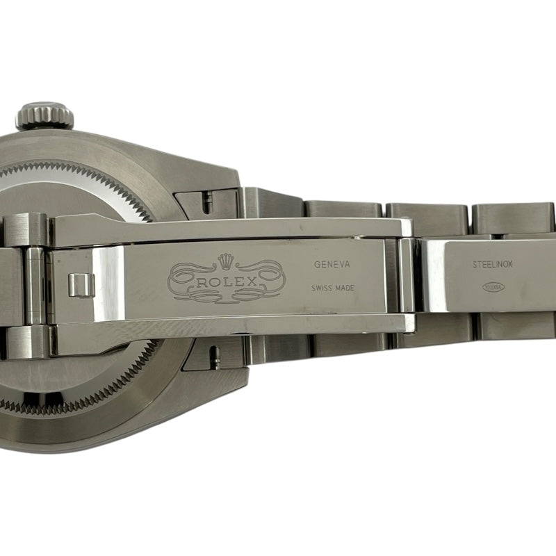 ロレックス ROLEX オイスター パーペチュアル41 メッドブルー 134300 メッドブルー SS 自動巻き メンズ 腕時計
