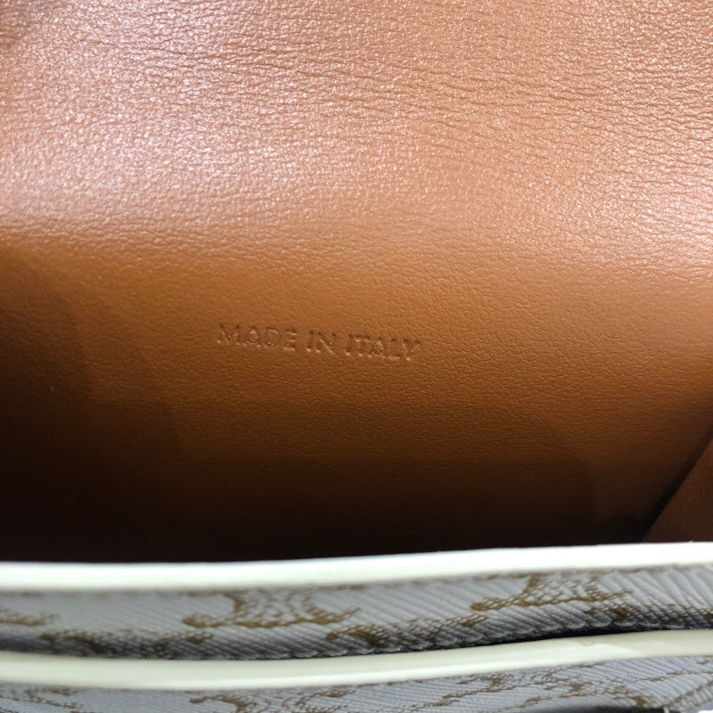 セリーヌ CELINE モバイルポーチ 10G332CQD.01TA ホワイト トリオンフキャンバ/レザー レディース ショルダーバッグ
