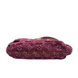 ルイ・ヴィトン LOUIS VUITTON ミニ プリーティ M95216 フューシャ モノグラム・デニム レディース ハンドバッグ