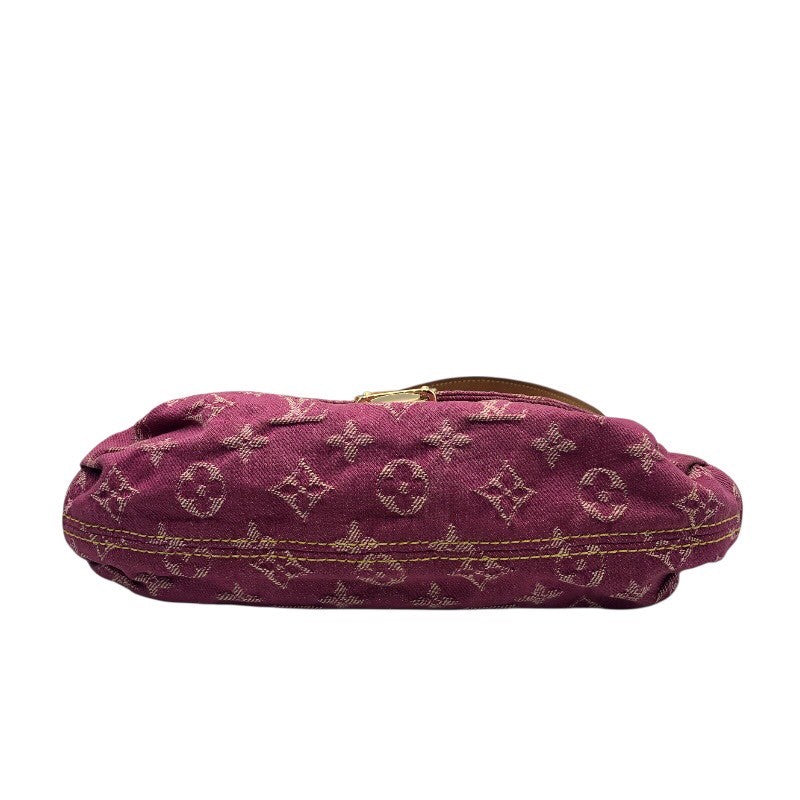 ルイ・ヴィトン LOUIS VUITTON ミニ プリーティ M95216 フューシャ モノグラム・デニム レディース ハンドバッグ