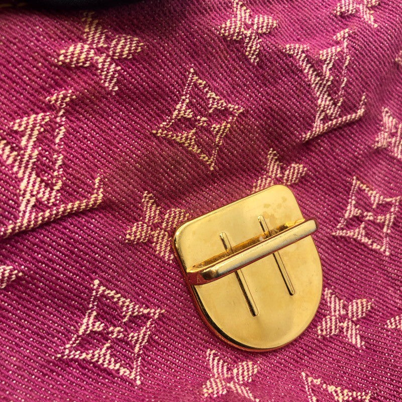 ルイ・ヴィトン LOUIS VUITTON ミニ プリーティ M95216 フューシャ モノグラム・デニム レディース ハンドバッグ