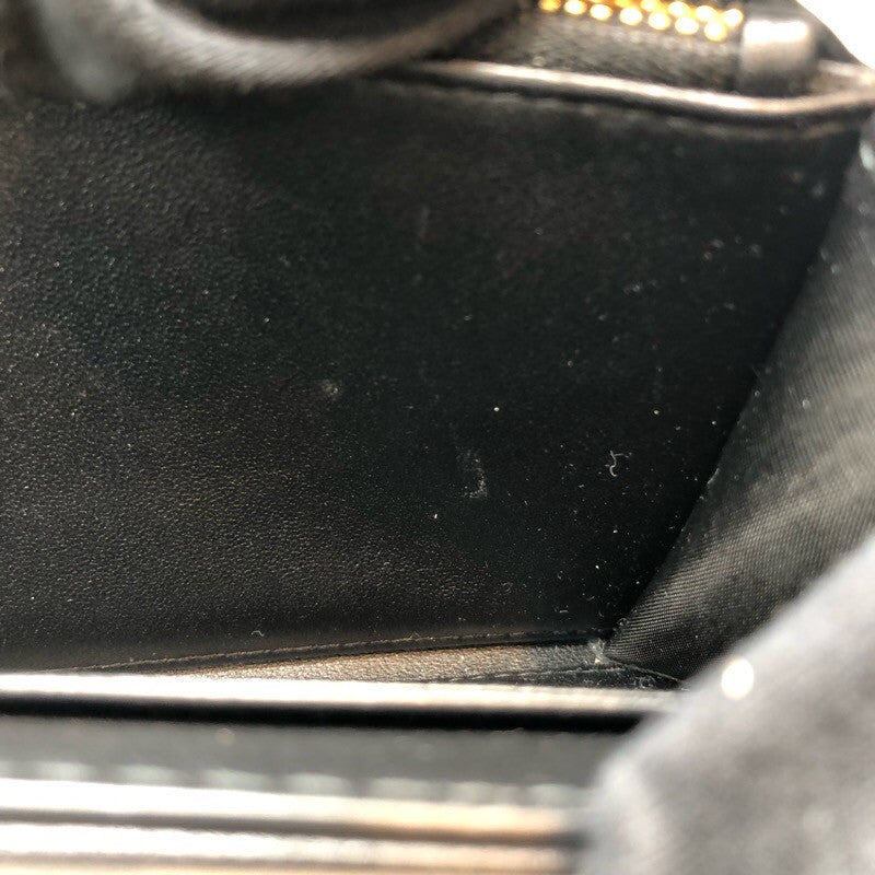 クリスチャン・ディオール Christian Dior カロ長財布 ブラック×GD金具 レザー レディース 長財布