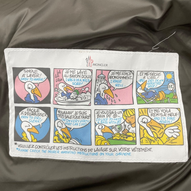 モンクレール MONCLER LIORAN　ダウンジャケット C20914189805 549H6 グレー ウール メンズ ダウンジャケット