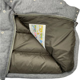 モンクレール MONCLER LIORAN　ダウンジャケット C20914189805 549H6 グレー ウール メンズ ダウンジャケット