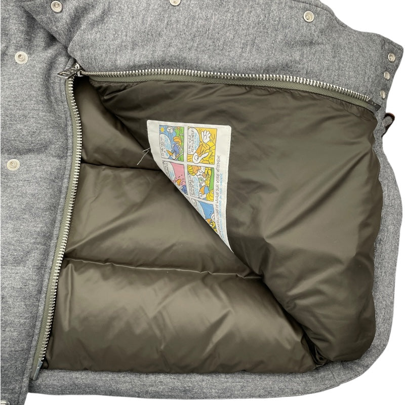 モンクレール MONCLER LIORAN　ダウンジャケット C20914189805 549H6 グレー ウール メンズ ダウンジャケット