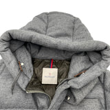 モンクレール MONCLER LIORAN　ダウンジャケット C20914189805 549H6 グレー ウール メンズ ダウンジャケット