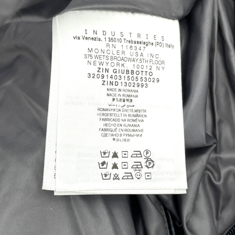 モンクレール MONCLER ZIN ダウンジャケット 32091403150 ネイビー ナイロン メンズ ダウンジャケット