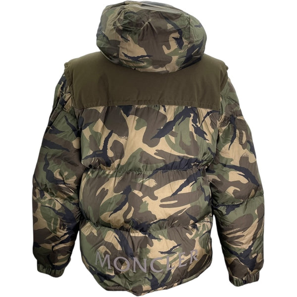 モンクレール MONCLER MEAKAN ダウンジャケット H20911A00223 カーキ ナイロン メンズ ダウンジャケット