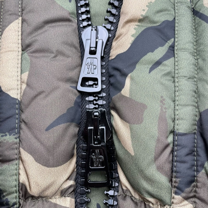 モンクレール MONCLER MEAKAN ダウンジャケット H20911A00223 カーキ ナイロン メンズ ダウンジャケット