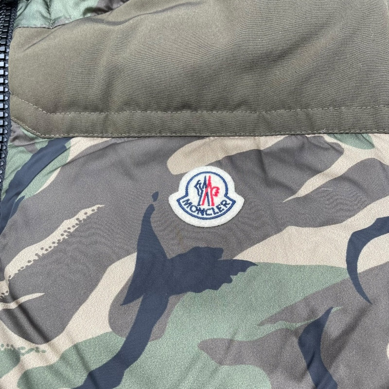 モンクレール MONCLER MEAKAN ダウンジャケット H20911A00223 カーキ ナイロン メンズ ダウンジャケット