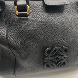 ロエベ LOEWE フスタ25 31627.F27 ブラック レザー レディース ハンドバッグ