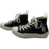 クリスチャン・ディオール Christian Dior ×Cactus Jack B23ハイカットスニーカー LS1121 ブラック キャンバス メンズ スニーカー