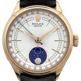 ロレックス ROLEX チェリーニ ムーンフェイズ 50535 ホワイト K18PG 自動巻き メンズ 腕時計