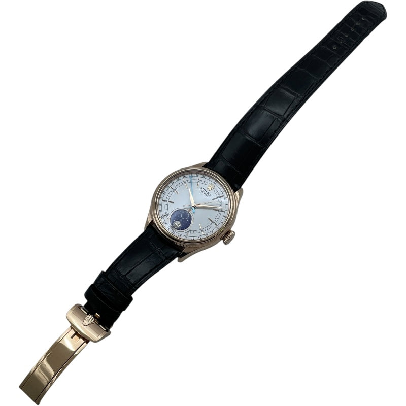ロレックス ROLEX チェリーニ ムーンフェイズ 50535 ホワイト K18PG