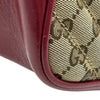 グッチ GUCCI GGマーモントショルダーバッグ 447632 レッド ゴールド金具 GGキャンバス・レザー レディース ショルダーバッグ