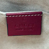 グッチ GUCCI GGマーモントショルダーバッグ 447632 レッド ゴールド金具 GGキャンバス・レザー レディース ショルダーバッグ