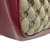 グッチ GUCCI GGマーモントショルダーバッグ 447632 レッド ゴールド金具 GGキャンバス・レザー レディース ショルダーバッグ