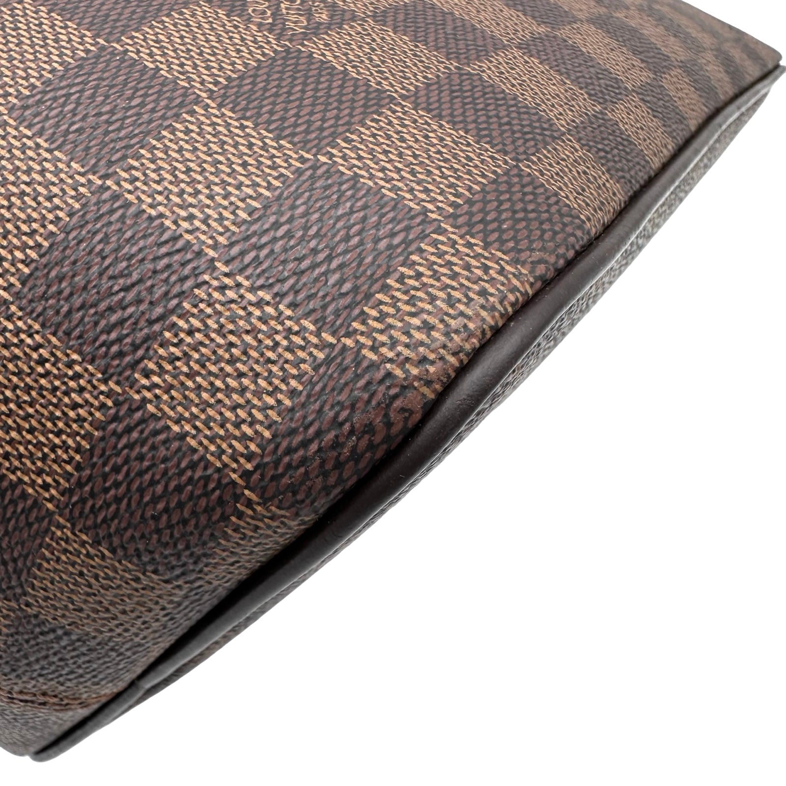 ルイ・ヴィトン LOUIS VUITTON ベルガモPM N41167 ブラウン ダミエ