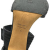 ジュゼッペザノッティ GIUSEPPE ZANOTTI サテンリボンサンダル ブラック レザー レディース サンダル