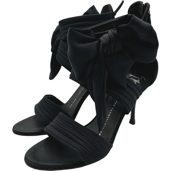 ジュゼッペザノッティ GIUSEPPE ZANOTTI サテンリボンサンダル