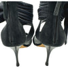ジュゼッペザノッティ GIUSEPPE ZANOTTI サテンリボンサンダル ブラック レザー レディース サンダル