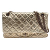 シャネル CHANEL 2.55マトラッセチェーンショルダーバッグ 8桁11番台 メタリック×ピンクゴールド金具 カーフ レディース ショルダーバッグ