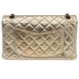 シャネル CHANEL 2.55マトラッセチェーンショルダーバッグ 8桁11番台 メタリック×ピンクゴールド金具 カーフ レディース ショルダーバッグ