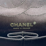 シャネル CHANEL 2.55マトラッセチェーンショルダーバッグ 8桁11番台 メタリック×ピンクゴールド金具 カーフ レディース ショルダーバッグ